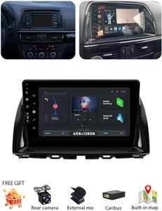 128 GB Carplay para Mazda CX-5 2013-2016 Android 14 coche radio estéreo GPS navegación WIFI - Imagen 1 de 24