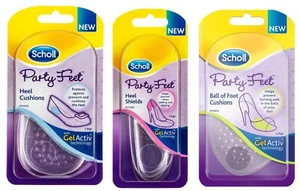Scholl Party Feet High Heel Shields / Cushions/ Ball of Foot Cushions Heels Feet - Picture 1 of 43