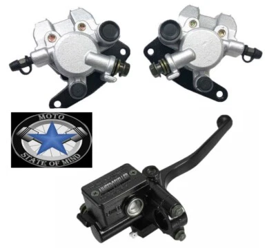 Pinzas de freno delanteras y cilindro maestro para Yamaha Bear Tracker 250 YFM 250 2001 Foto 1 de 4