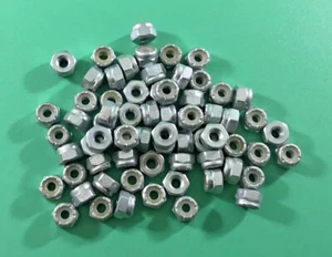 LOT OF 69 SELF-LOCKING NYLON INSERT HEX NUT - Picture 1 of 4