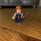 LEGO Ron Weasley Plaid Hoodie Minifigure Short Blue Legs Double Faced