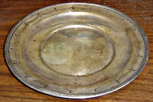 Vassoio vintage in argento sterling: 8 once Avd: fusione circa $ 220 - Foto 1 di 1