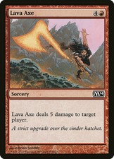 FOIL Lava Axe | MtG Magic Magic 2014 (M14) | English | Near Mint