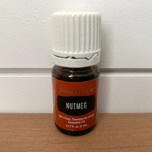 Young Living NUTMEG 5ml Essential Oil Glass Bottle Brand New & Factory Sealed - Picture 1 of 3