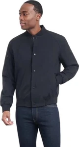 NWT MIchael Kors Softshell Bomber Jacket Blk L - Picture 1 of 4