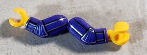 LEGO Arms & hands Set Right Left Deep Purple Silver Elbow Pads skateboard - Picture 1 of 1