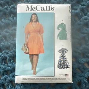 Dresses Women's size 30w-38w McCall 8362 Sewing Pattern * - Picture 1 of 1