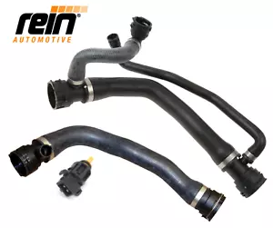 Upper & Lower Radiator Hose + Sensor Original Rein for BMW 550i 650i 2006-2010 - Picture 1 of 1