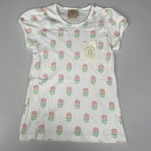 The Beaufort Bonnet Company Girls Size 7 Penny's Play Shirt Flowers - Picture 1 of 4