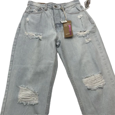 NUEVO Vanilla Star talla 9 años 90 novio tiro alto desgastado pierna recta RETRO Foto 1 de 4