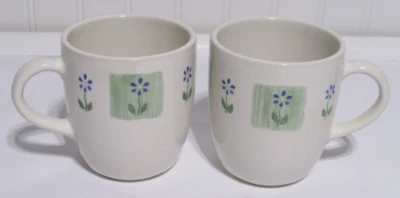 Pfaltzgraff  Cloverhill Floral  Mugs Coffee Cups  Set of 2 - Image 1 of 3