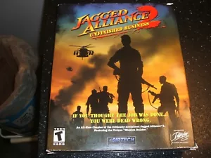 Jagged Alliance 2: Unfinished Business (PC, 2000) CD ROM/Manual/Big Box/insert - Picture 1 of 16