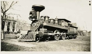 7G831 RP 1933 CANADIAN PACIFIC RALROAD ENGINE #1 WINNIPEG - Picture 1 of 1