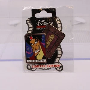 A4 Disney DSSH DSF LE Pin Villain Tarot Card Aladdin Jafar King Of Wands - Picture 1 of 1
