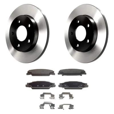 For Pontiac Grand Prix 05-08 Wagner ThermoQuiet Rear Brake Kit w Ceramic Pads Foto 1 de 4