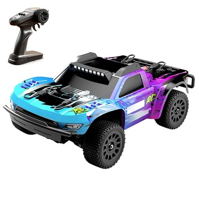40km/h 1/14 RC Pickup Truck Q130C 4×4 Off Road Vehicle Brushless Motor Light RTR - Image 1 of 4