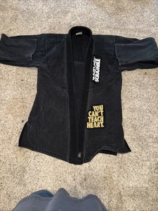 Scramble Men’s Jiu Jitsu Kimono Only Black Cotton Sz A2L - Picture 1 of 10