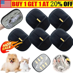 5 Stück Handschuh Katzenpflegehandschuhe Katzenhaarentferner 2025 Neu Haustier Hund Haarentferner SET - Bild 1 von 11