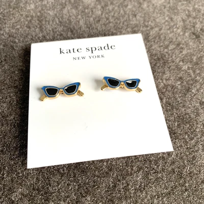 Gafas de sol Kate Spade New York pendientes dulces tesoros tono dorado/azul Foto 1 de 3