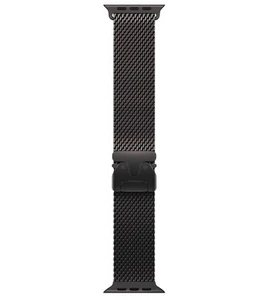 ORYGINALNY APPLE WATCH ULTRA TITANIUM MILANESE LOOP MEDIUM 49MM CZARNY OFICJALNY - Zdjęcie 1 z 3