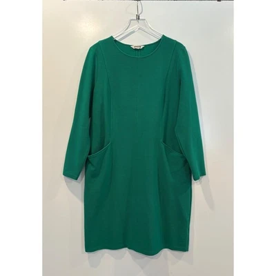 Boden Womens Green Ellen Ottoman Shift Dress Pockets Size 16-18 L - Image 1 of 4