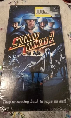 Starship Troopers 2 Hero of the Federation VHS 2004 SEALED Richard Burgi VTG - Image 1 of 3