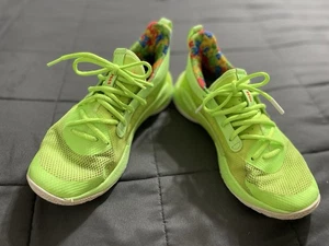 Under Armour Sour Patch Curry 7 Men's Size 7.5 Lime Women’s 9 - Picture 1 of 16