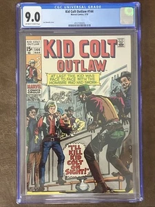 Kid Colt Outlaw #144 Marvel 1970 CGC 6.0 Joe Maneely cubierta - Imagen 1 de 2