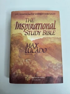 The Inspirational Study Bible Max Lucado, NKJV, New King James Version 1995 - Picture 1 of 6