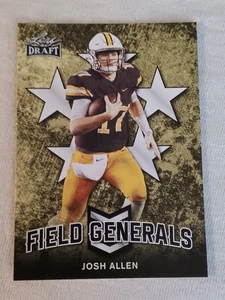 2018 LEAF DRAFT JOSH ALLEN FIELD GENERALS RC. WYOMING COWBOYS - Picture 1 of 5