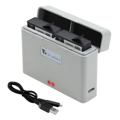 Cargador de batería USB concentrador de carga bidireccional mayordomo para cámara DJI Action 3 A Foto 1 de 4