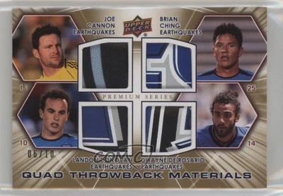 2012 MLS Premium Series /10 Dwayne De Rosario Brian Ching Landon Donovan #TB4-SJ - Image 1 of 2