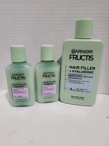 3Garnier Fructis 2 Haarfüller + Ceramid Color Repair Serum & 1 Hyaluron Shampo - Bild 1 von 6
