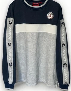 Sudadera deportiva Karl Kani para hombre vintage años 90 KKJ23 talla grande parche con logotipo hip hop - Imagen 1 de 15