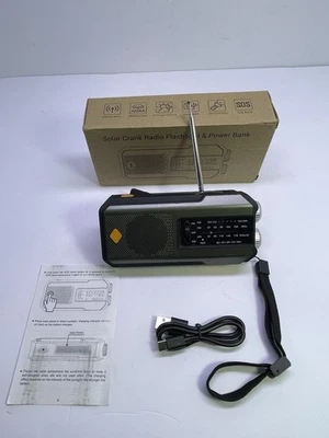 Weather Alert & AM/FM Radio & 3 Charge Options Led Flashlight & SOS Alarm Bundle - Image 1 of 4