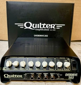 Quilter Labs OverDrive 202 Guitar Head Black. Slightly used. - Picture 1 of 3