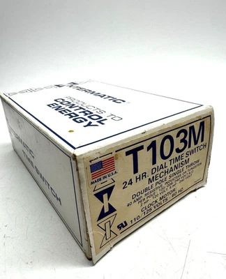 VINTAGE FACTORY SEALED Intermatic T103M 24 Hour Dial Timer Mechanism Made in USA - Image 1 of 4