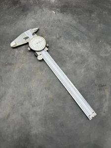 Mitutoyo Dial Caliper 6"  Made In JAPAN Parts Only Missing Glass - Picture 1 of 5