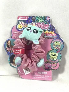 NEW SCRUNCHMIEZ SERIES 1 SMOOCH #2 DOG SHIMMER PINK HAIR SCHUNCHIE RETIRED - Picture 1 of 3