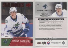 2021-22 Upper Deck AHL Star Rookies Exclusives /100 Danila Klimovich #104
