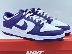 Nike Dunk Low Championship Court Purple White DD1391-104 Size 12.5 Mens In Hand - Picture 1 of 11