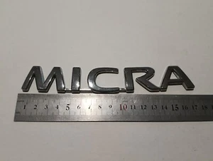 Genuine Nissan Micra Car Badge Logo Emblem 170mm - Picture 1 of 2