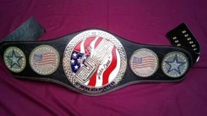 United States Spinner Championship Belt Real Leather Adult Replica - Picture 1 of 3