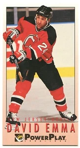 1993-94 Fleer PowerPlay #377 David Emma New Jersey Devils - Picture 1 of 2