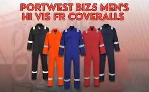 Mono Portwest BIZ5 HiVis ropa de trabajo ayuda de ignífugo radiante y térmico - Imagen 1 de 39
