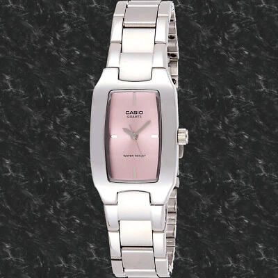 Casio LTP1165A-4C Ladies Stainless Steel Analog Casual Dress Watch Pink Dial New - Image 1 of 4