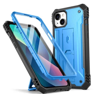 Poetic Revolution Case for iPhone 14 Plus 6.7 inch 2022 with Kickstand LightBlue - Picture 1 of 5