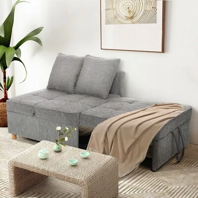 Folding Ottoman Sofa Bed^ Convertible Chair 4-in-1 Multi-Function Sleeper Sofa👍 - Image 1 of 4