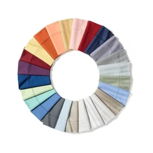 5 PCs Split Sheet Set 1000 TC Egyptian Cotton Multi Colors AU King Size - Imagen 1 de 42