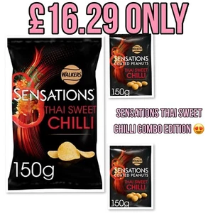 Walkers Sensations Thai Sweet Chilli 🌶️ Combo - Picture 1 of 5